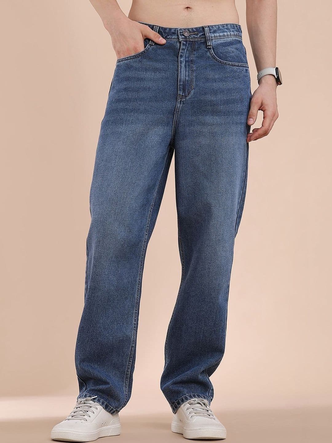 V-Mart Men Regular Fit Mid-Rise Stretchable Jeans