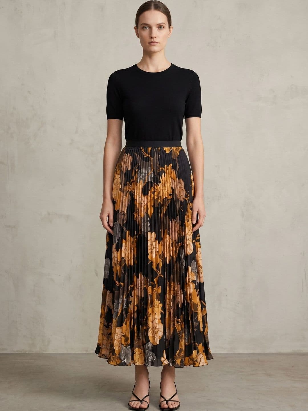 StyleCast x Revolte Women Floral Maxi A-Line Skirt - view 1