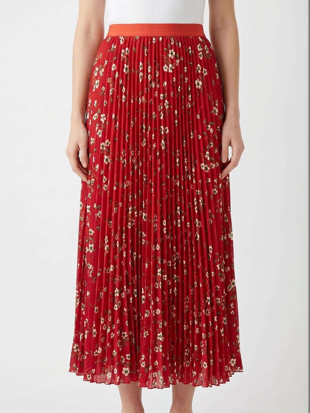 StyleCast x Revolte Women Floral Midi A-Line Skirt - view 1