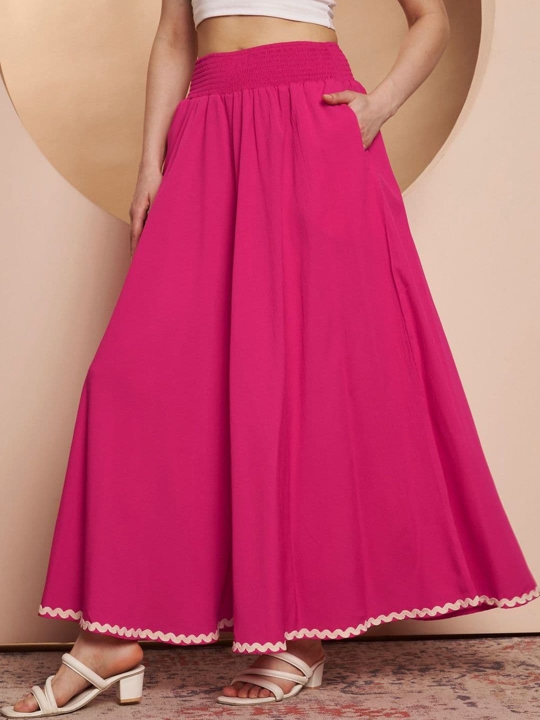 LookShine Women Flared Palazzos - view 1