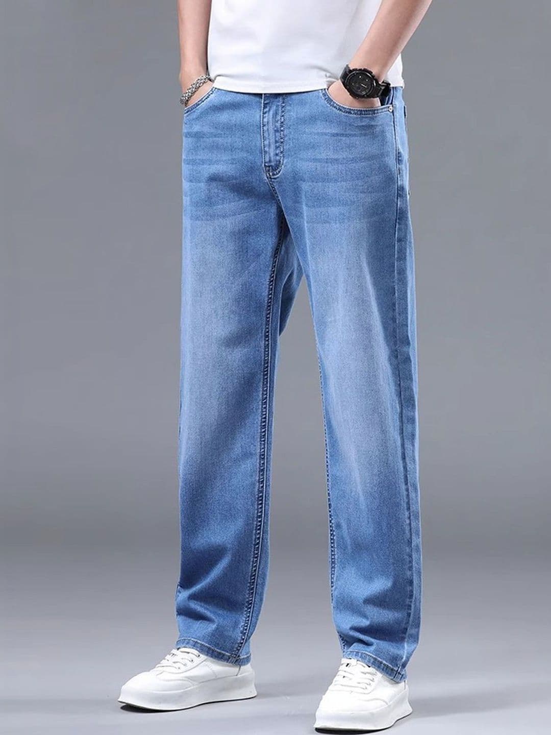 StyleCast Men Straight Fit Mid-Rise Denim Jeans - view 1