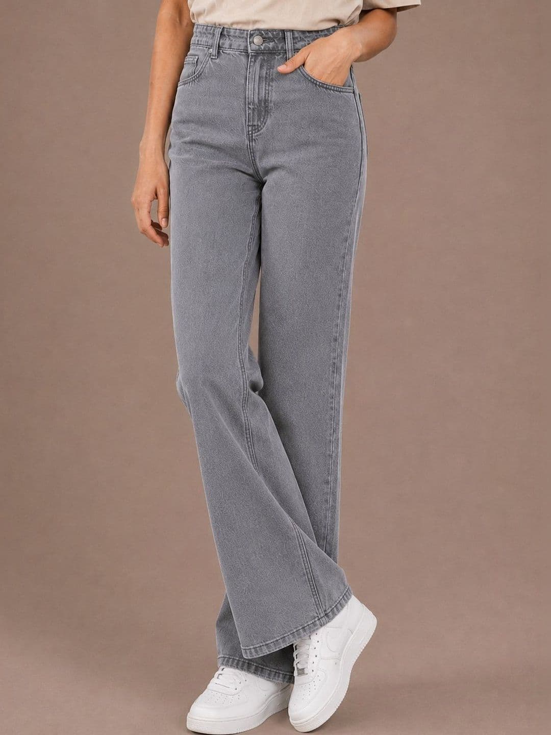 glitchez Women Comfort Wide Leg High-Rise Stretchable Jeans - view 1