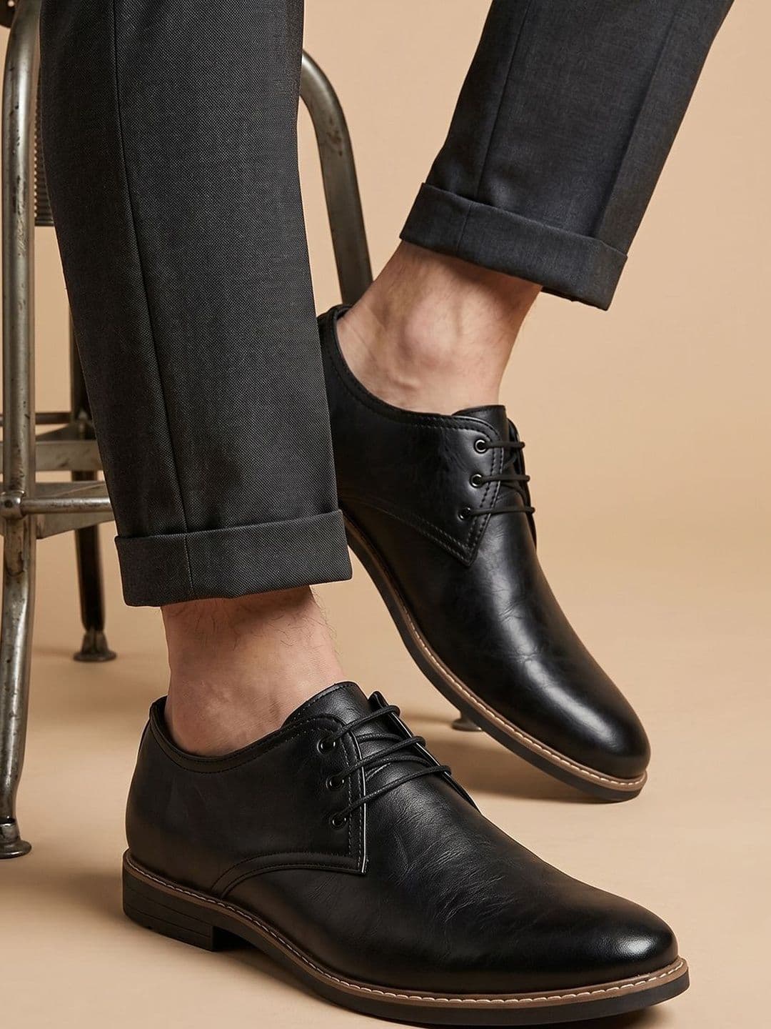 House of Pataudi Men Lightweight Round Toe Formal Derbys - view 1