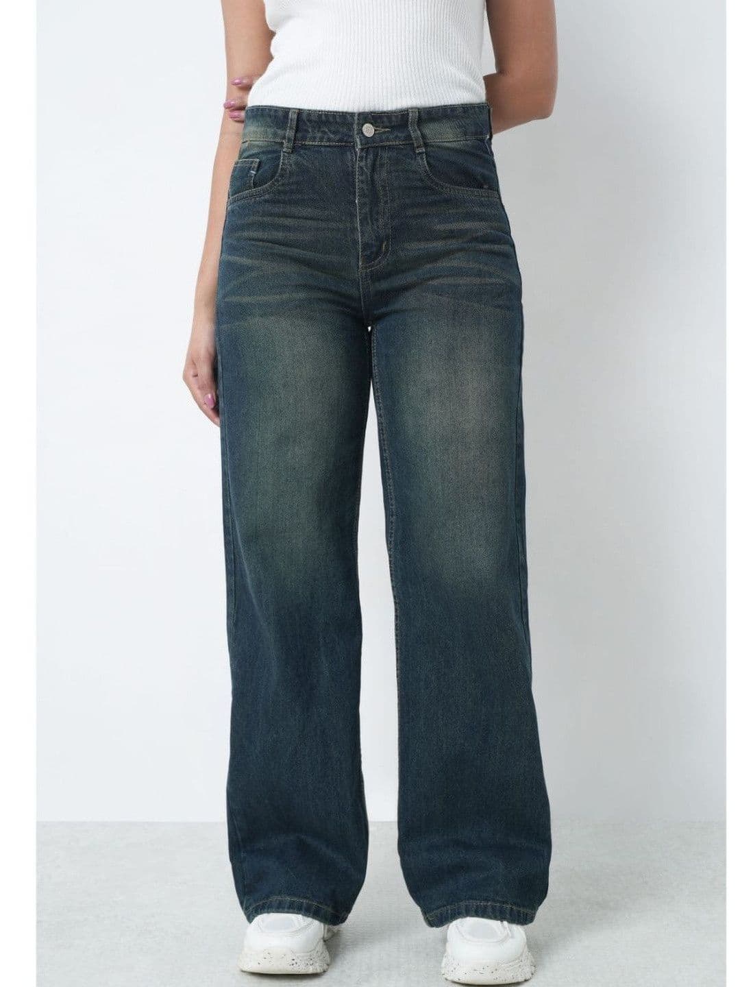 Defrost Jeans Women High-Rise Light Fade Jeans - view 1