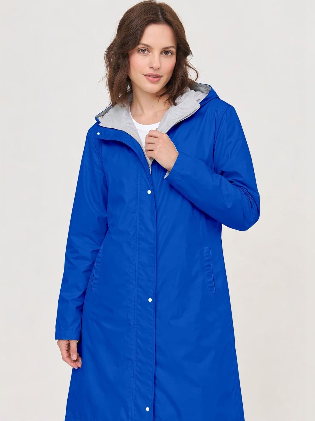 CAMISON Hooded Waterproof Reversible Raincoat - view 1