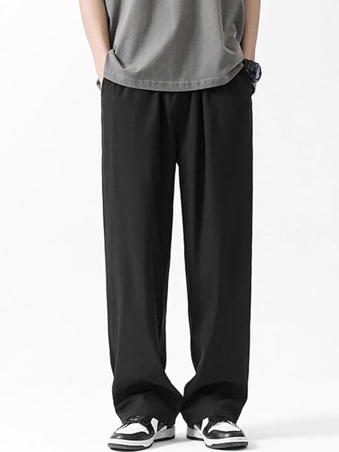 Klowvila Fashion Men Loose Fit High-Rise Trousers - view 1