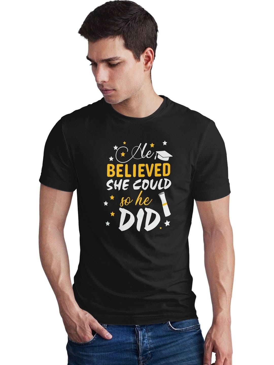 Seekbuylove Men Typography Printed Bio Finish T-shirt - view 1