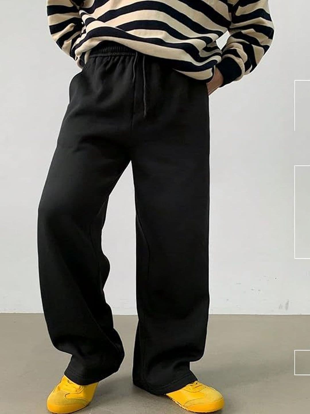 Klowvila Fashion Men Loose Fit High-Rise Trousers - view 1
