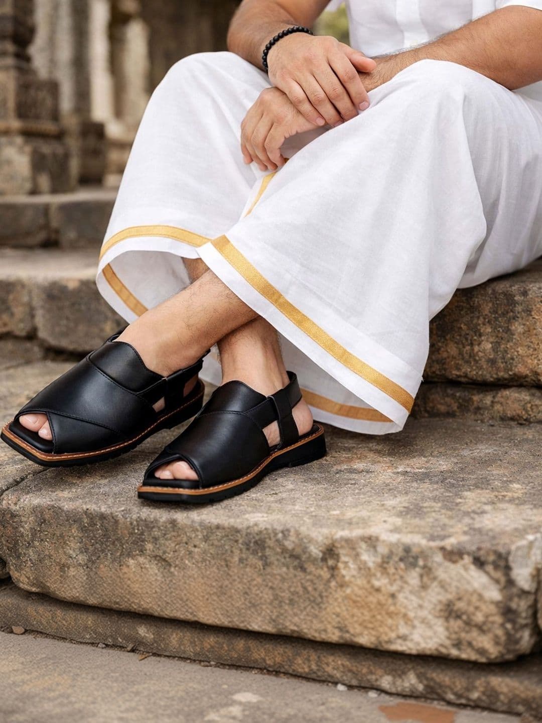 Jactooz Men Ethnic Shoe-Style Sandals - view 1