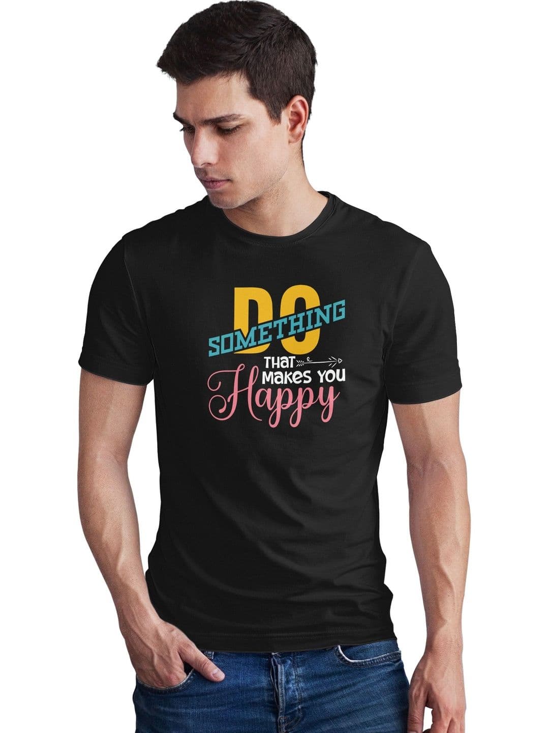 Seekbuylove Men Typography Printed Bio Finish T-shirt - view 1