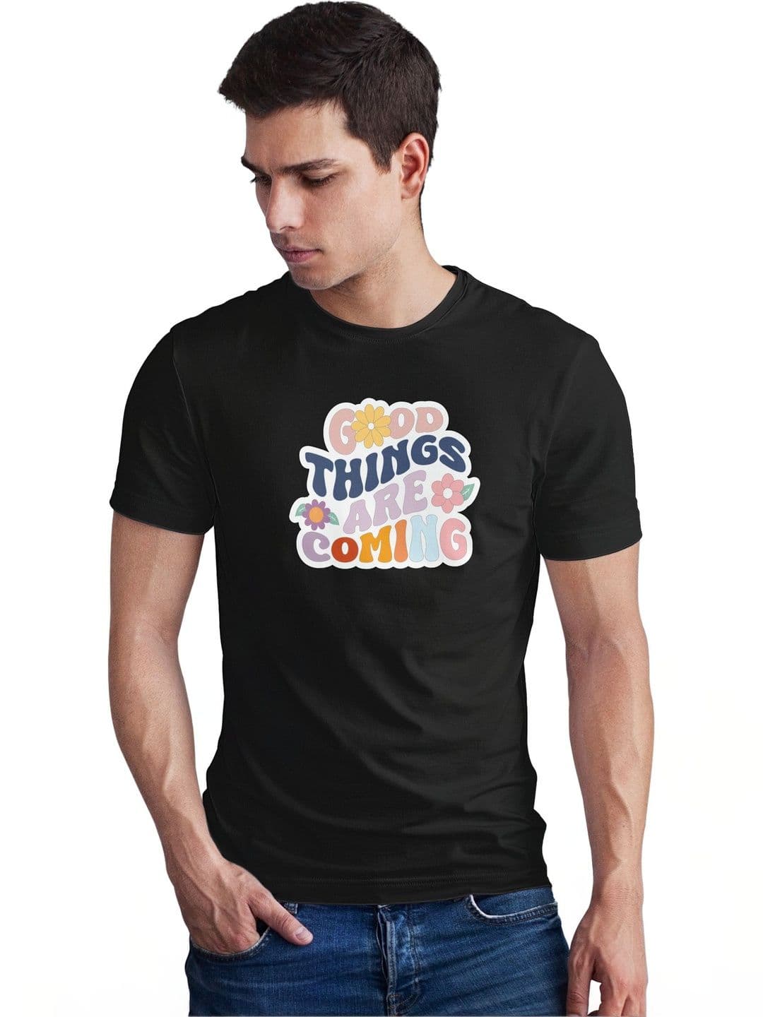Seekbuylove Men Typography Printed Bio Finish T-shirt - view 1