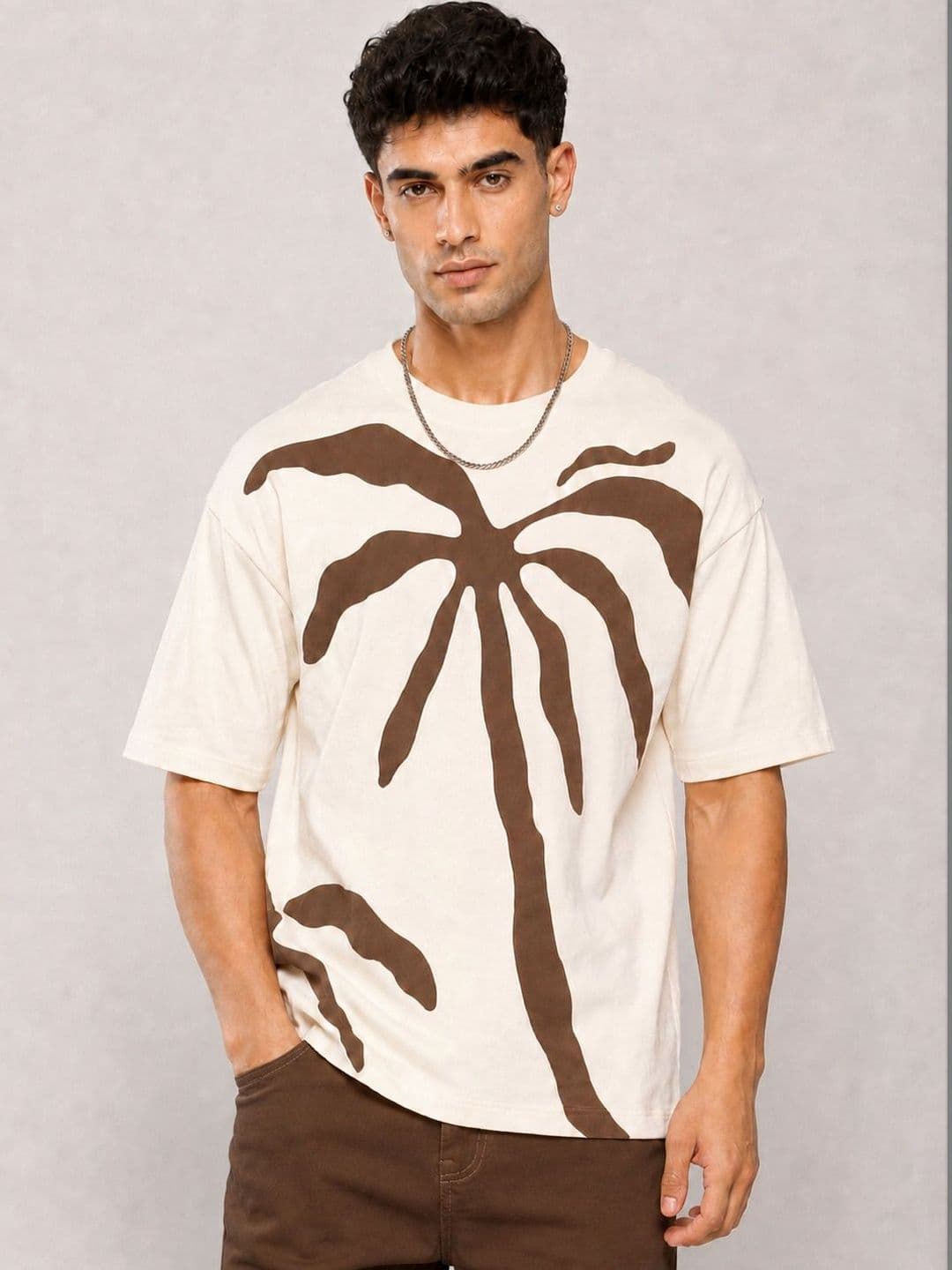 Roadster Men Printed Tropical T-shirt - view 1
