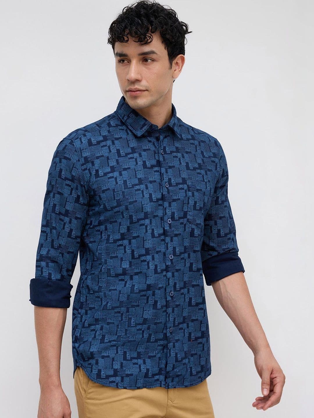Parx Men Slim Fit Printed Casual Shirt - view 1