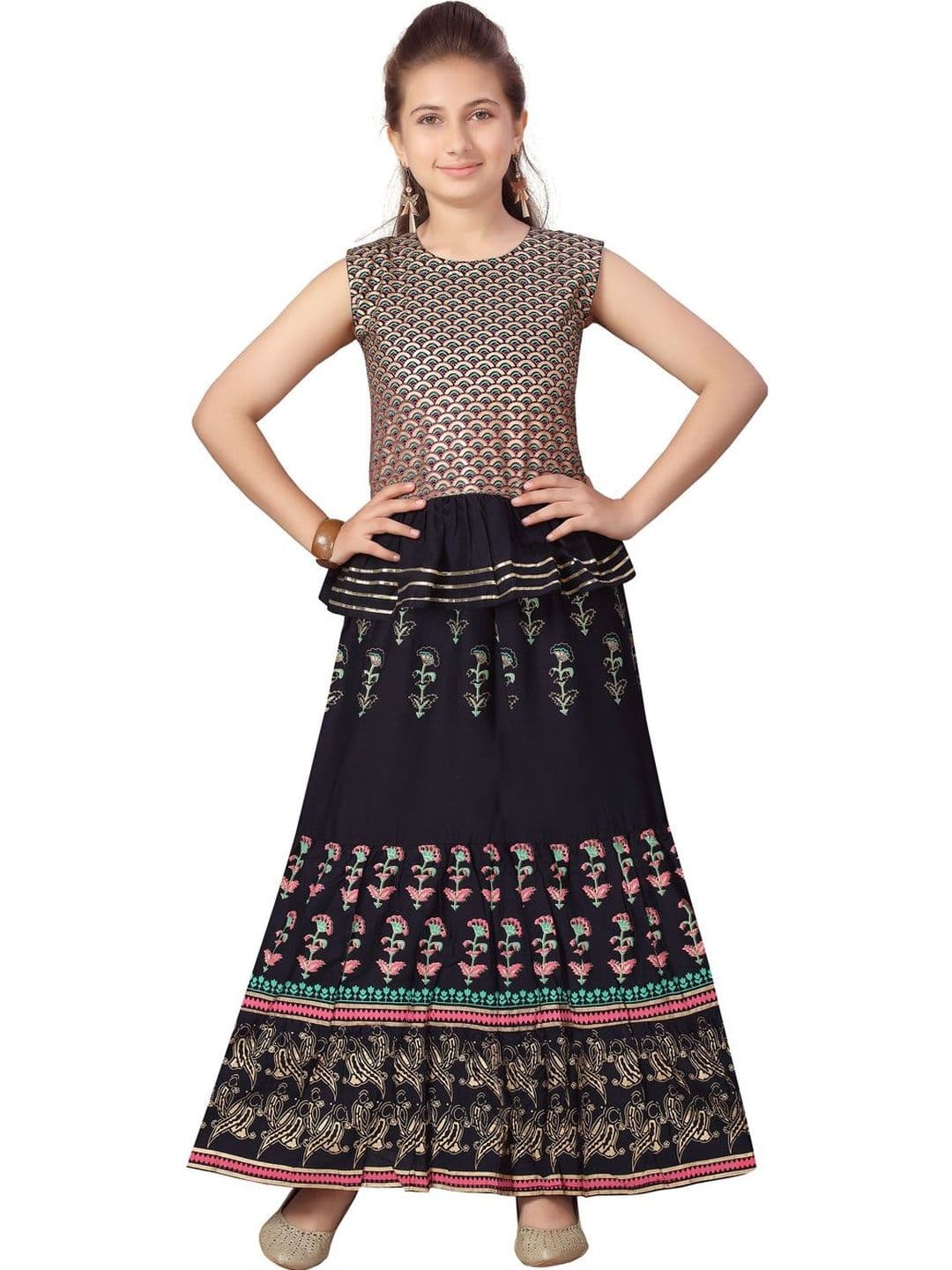 Aarika Girls Ready to Wear Lehenga & - view 1