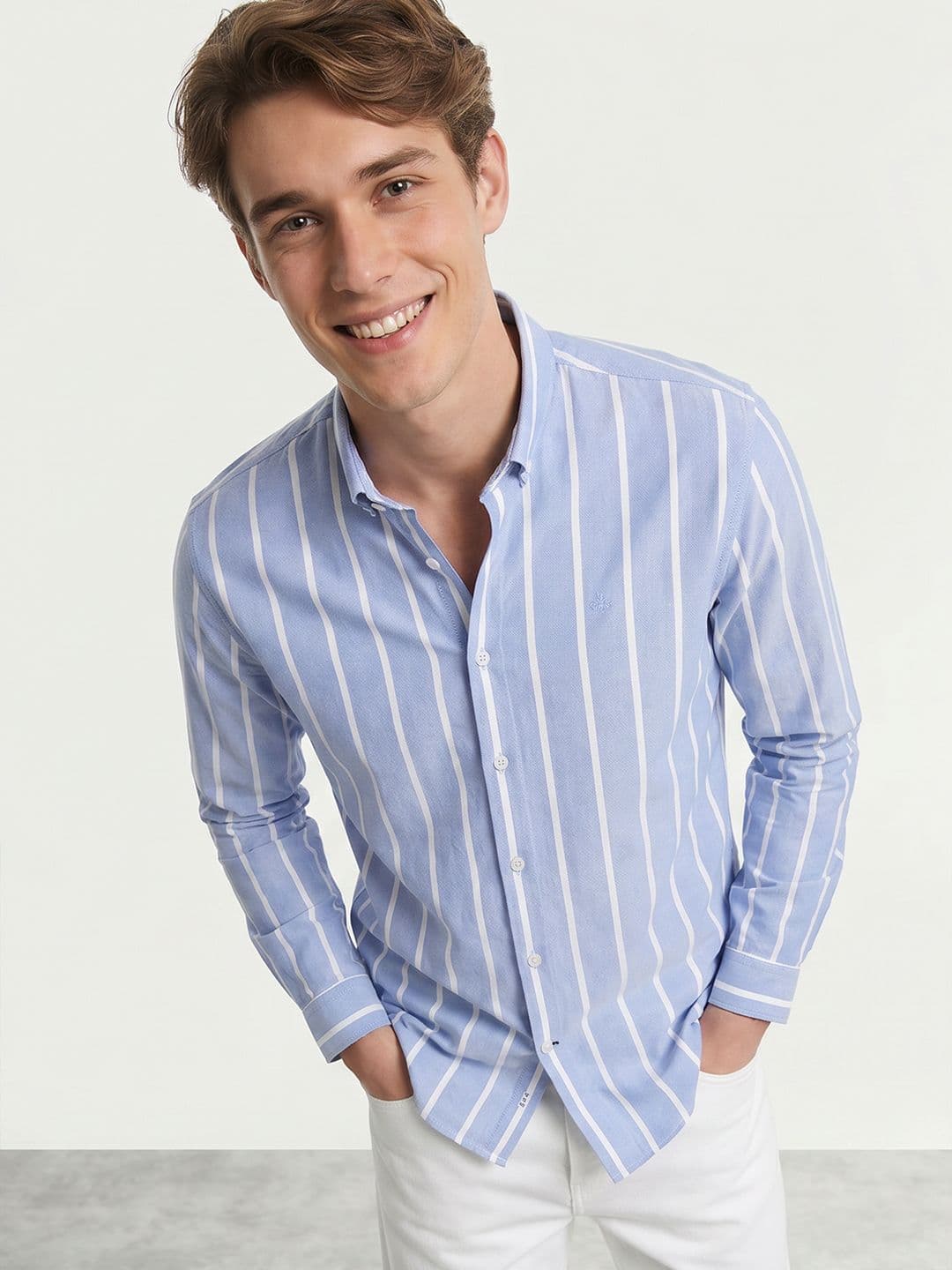 Mast & Harbour Striped Casual Shirt - view 1