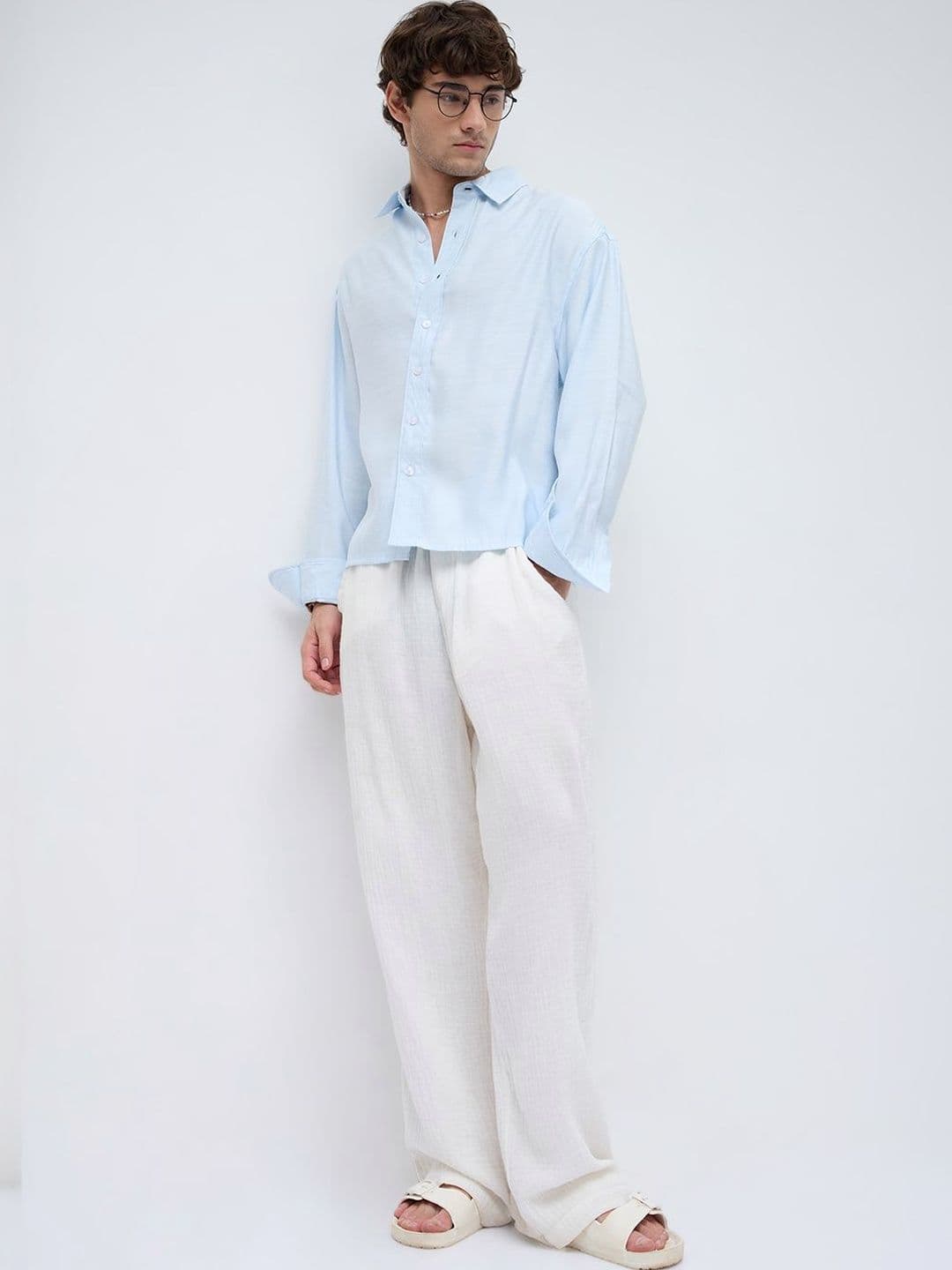 VASTRADO Men Classic Boxy Casual Shirt