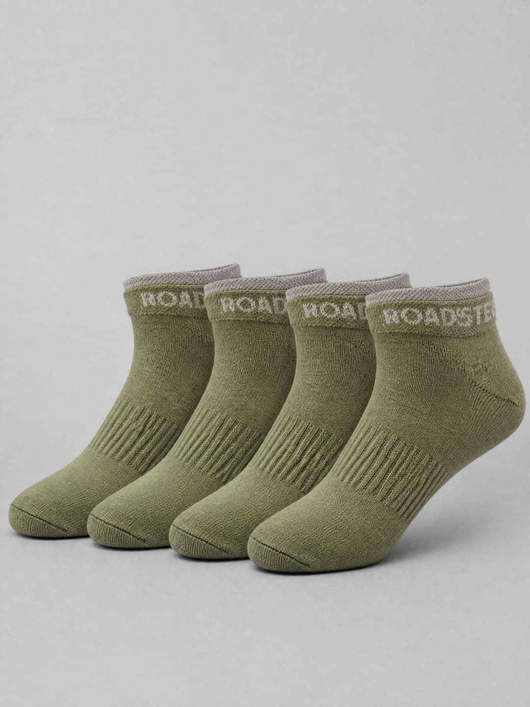 The Roadster Lifestyle Co. Men Set of 4 Cotton Blend Ankle Length Socks - view 1