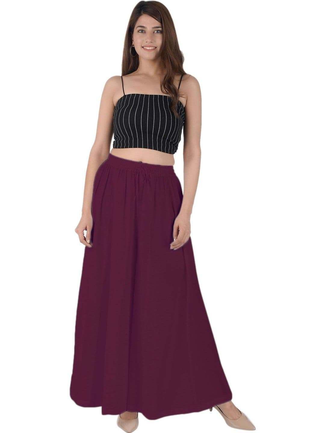 Rajvila Women Flared Handloom Ethnic Palazzos - view 1