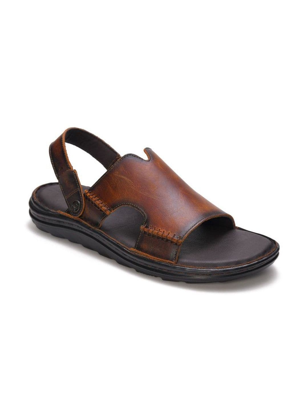 Mardi Gras Men Leather Shoe-Style Sandals - view 1