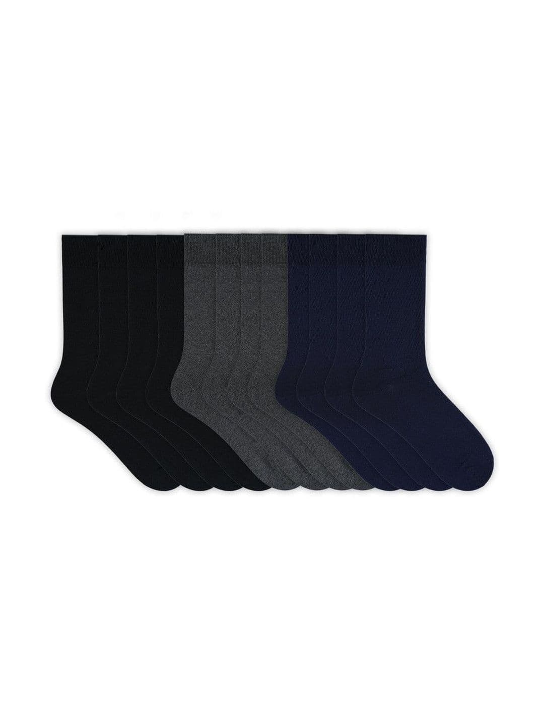 VAPINDIA Unisex Pack of 3 Cotton Calf Length Socks - view 1