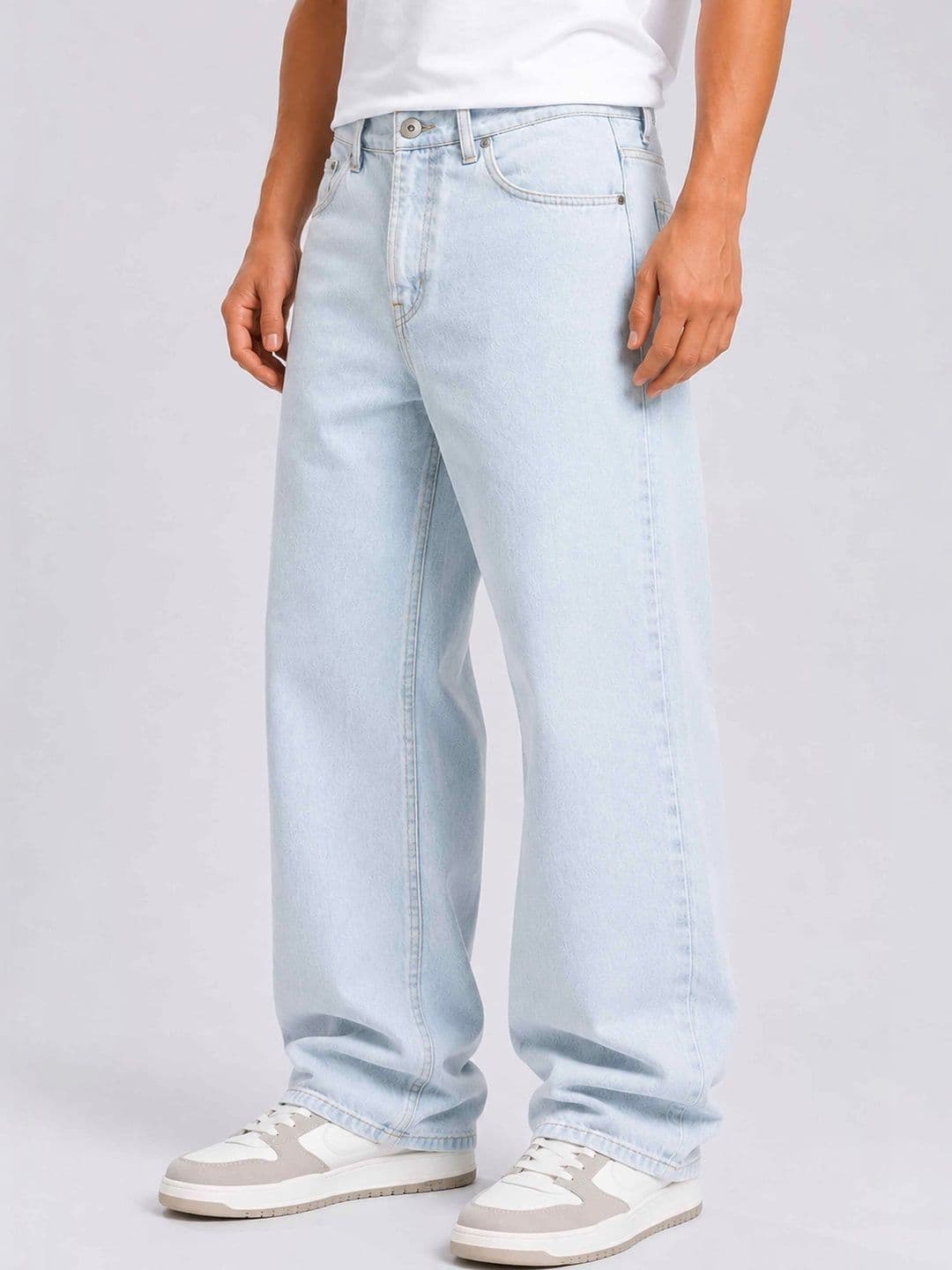 W.T.F - Witnessing True Fashion Men Comfort Relaxed Fit Mid-Rise Jeans - view 1