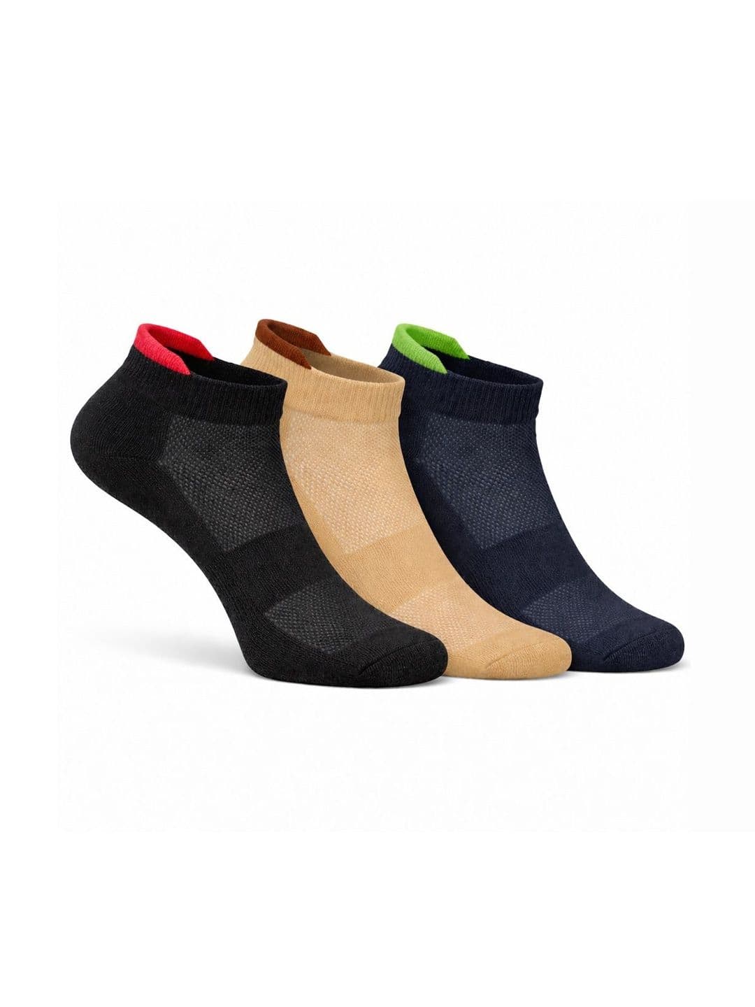 ZULU Unisex Cotton Blend Assorted Ankle Length Socks - view 1