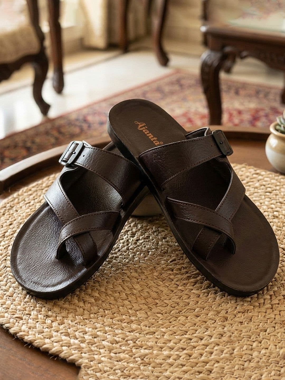 Ajanta Men One Toe Flats - view 1