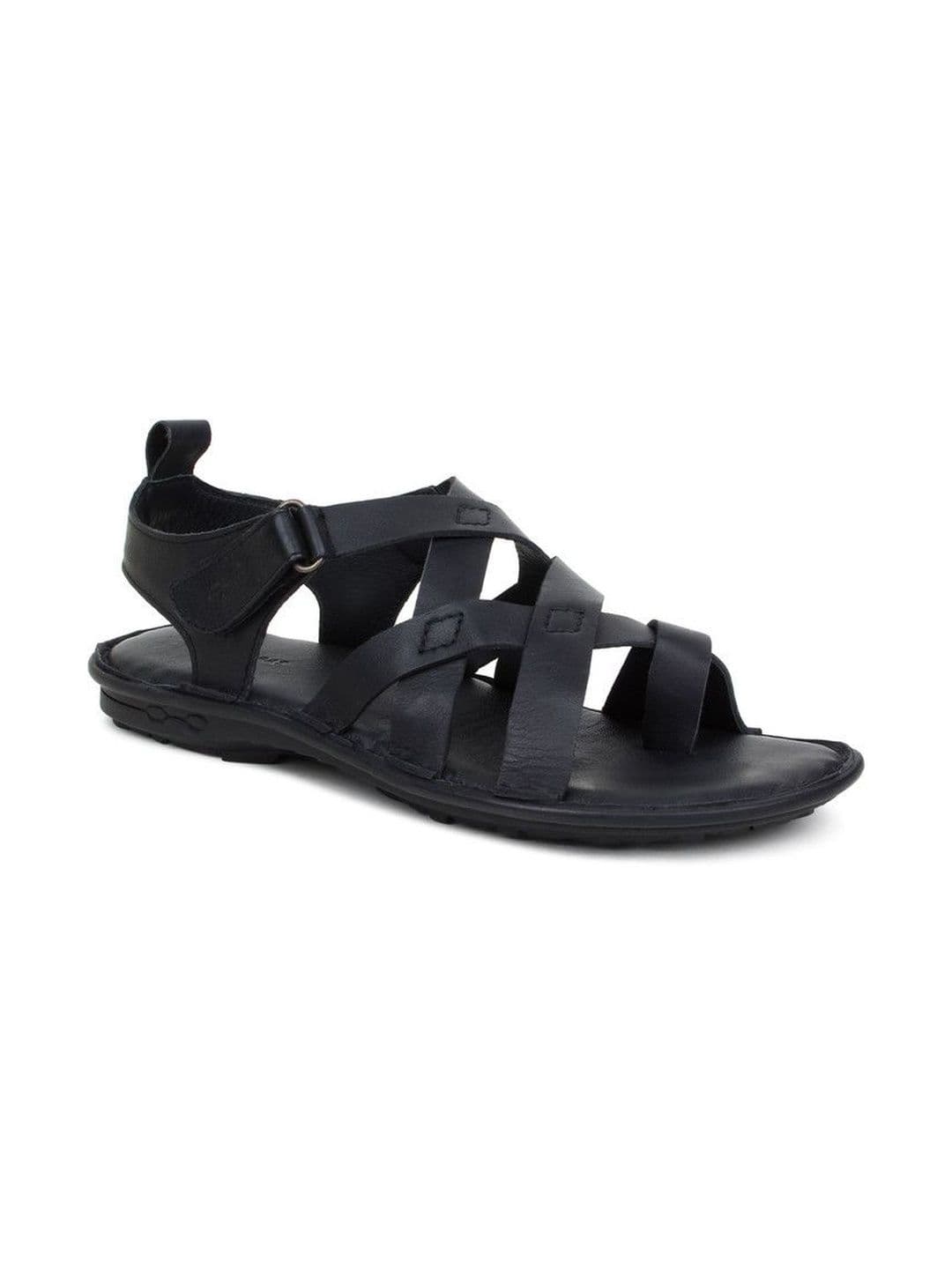 Mardi Gras Men Leather Fisherman Sandals - view 1