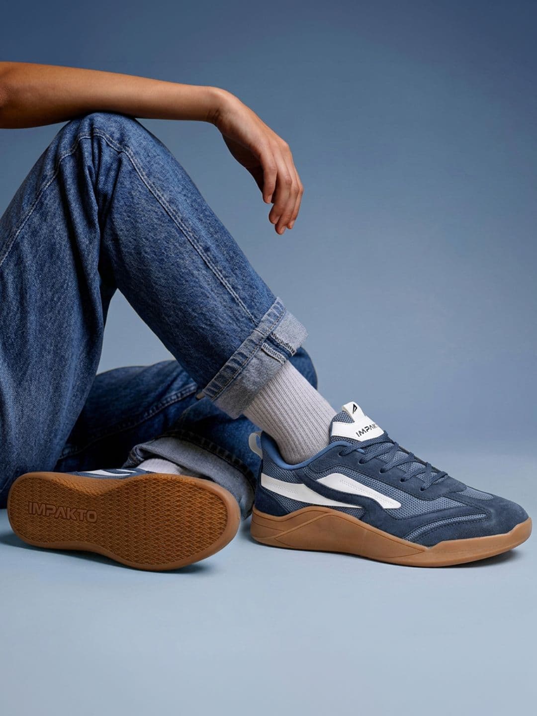 IMPAKTO Men Para Court Lightweight Cushion Comfort Rubber Oustole Sneaker - view 1