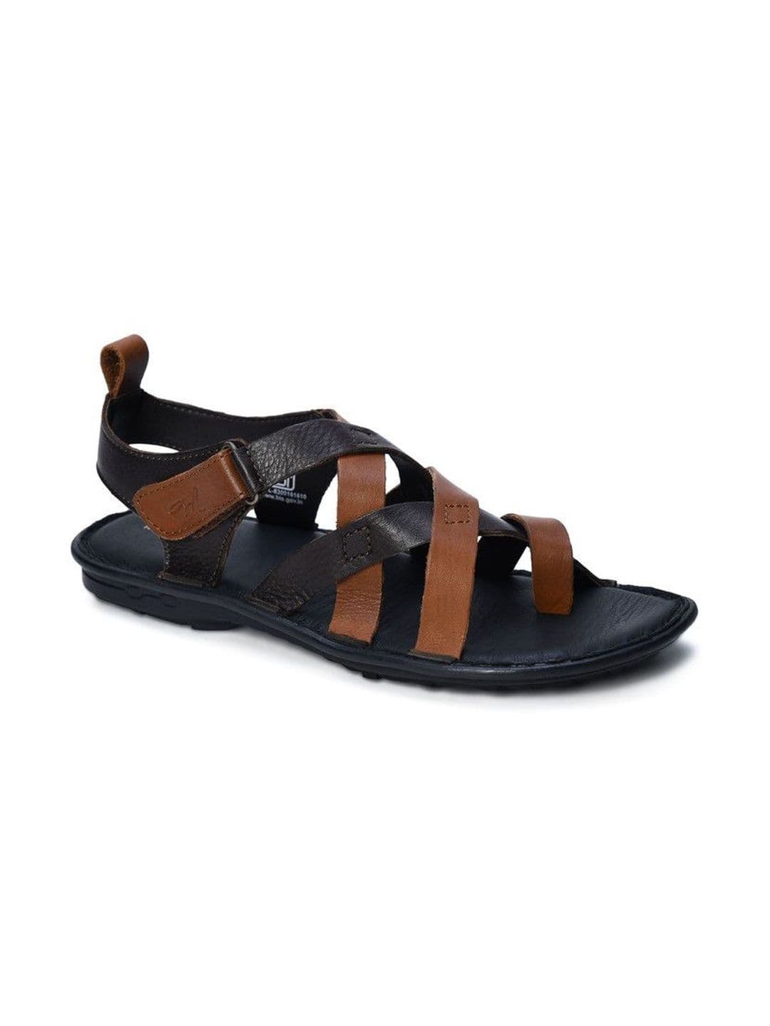 Mardi Gras Men Leather Shoe-Style Sandals - view 1