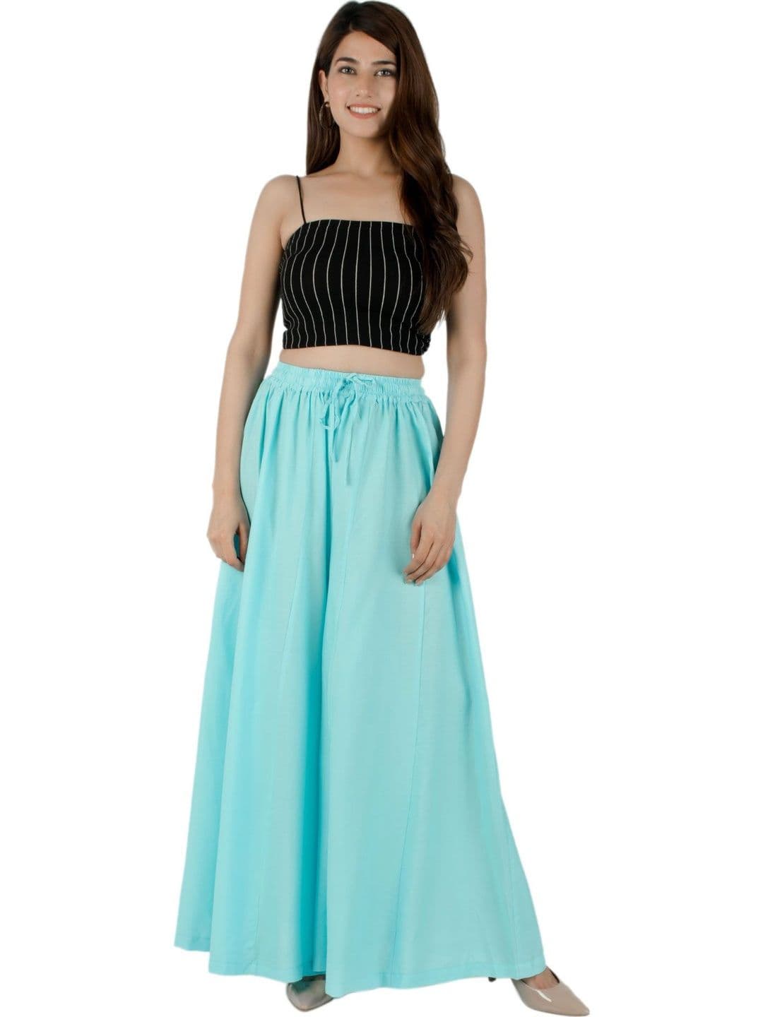 Rajvila Women Flared Handloom Ethnic Palazzos - view 1