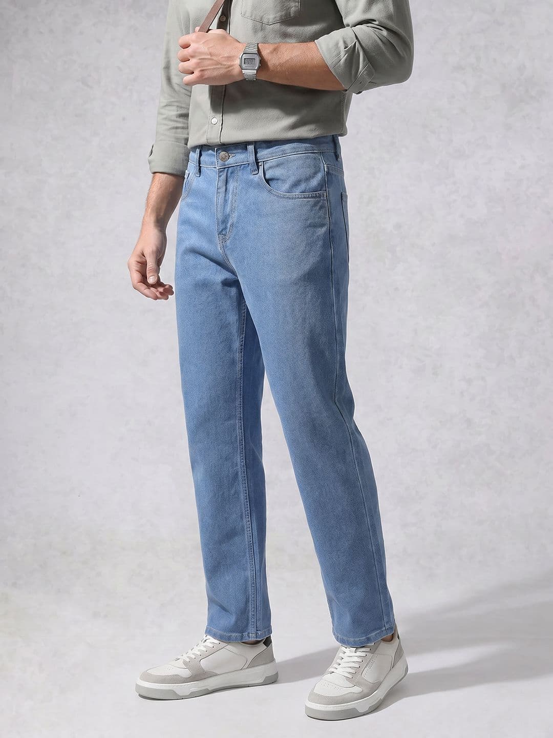 WROGN Men Loose Fit Pure Cotton Jeans - view 1