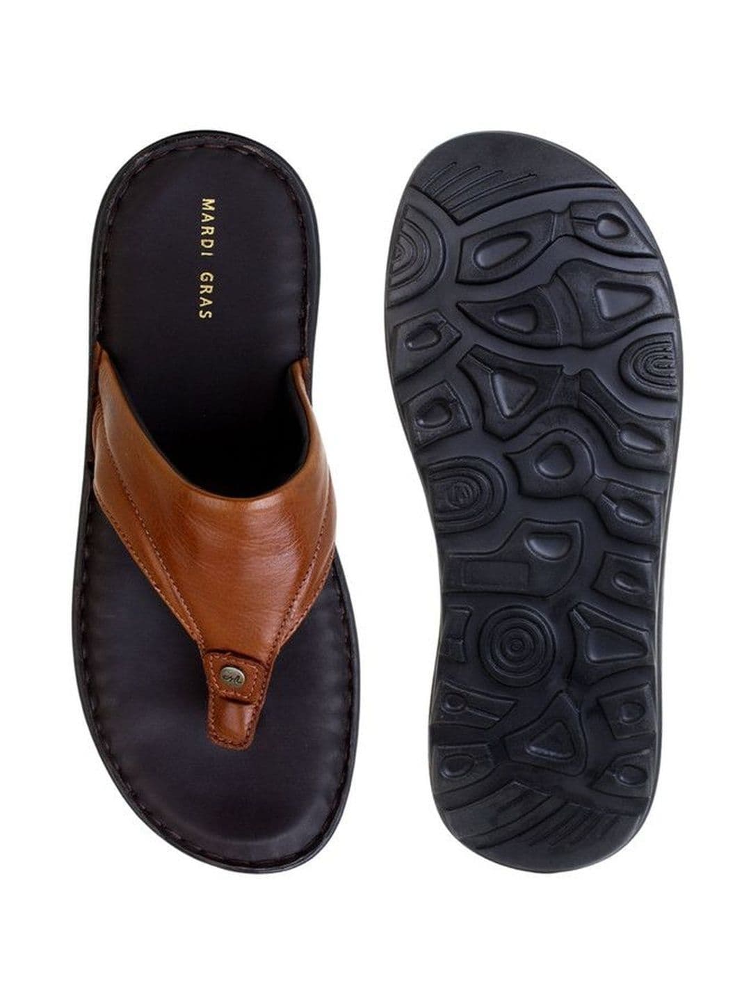 Mardi Gras Men Thong Flip-Flops - view 1