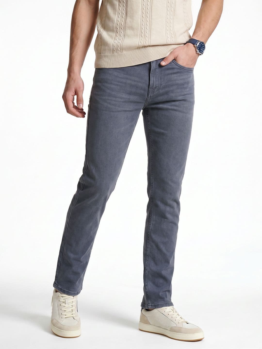 Integriti Men Slim Fit Stretchable Jeans - view 1