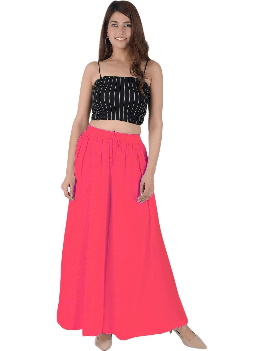 Rajvila Women Flared Handloom Ethnic Palazzos - view 1