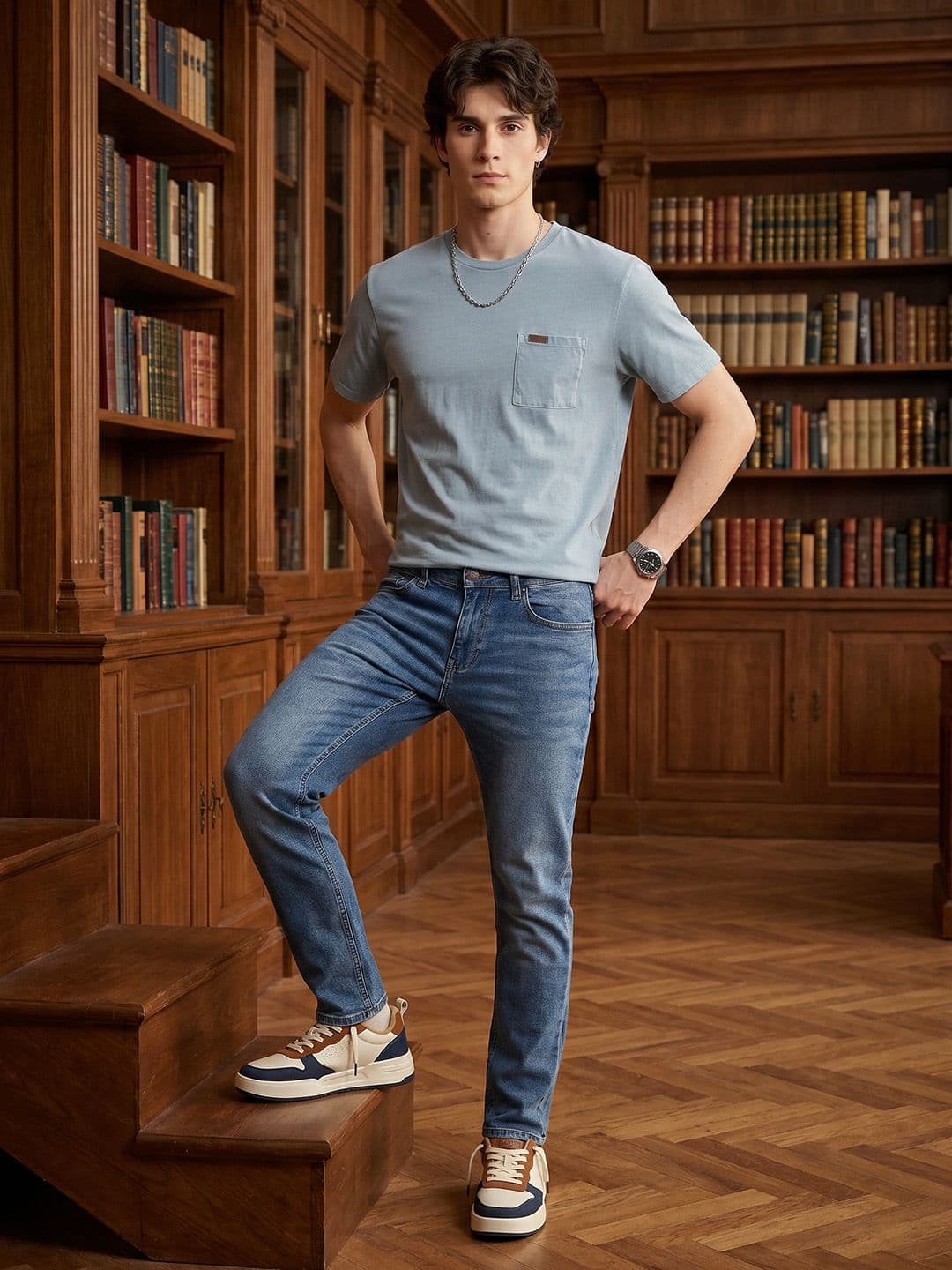 Aeropostale Men Slim Fit Stretchable Jeans - view 1