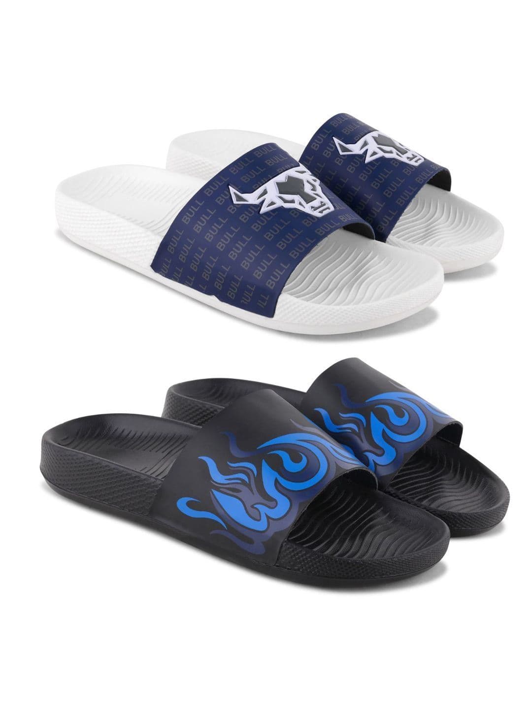 Athree Men Set Of 2 Printed Sliders - view 1