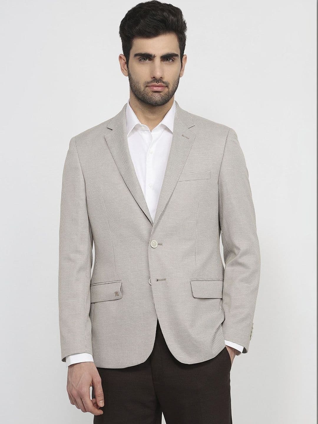 Raymond Men Checked Tailored Jacket - view 1