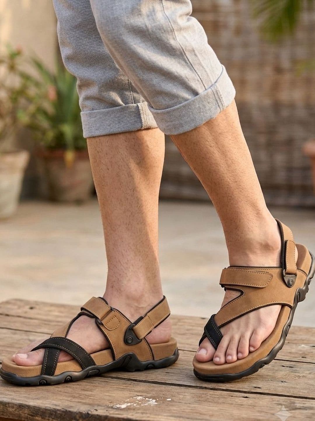 Killer Men PU Comfort Sandals - view 1