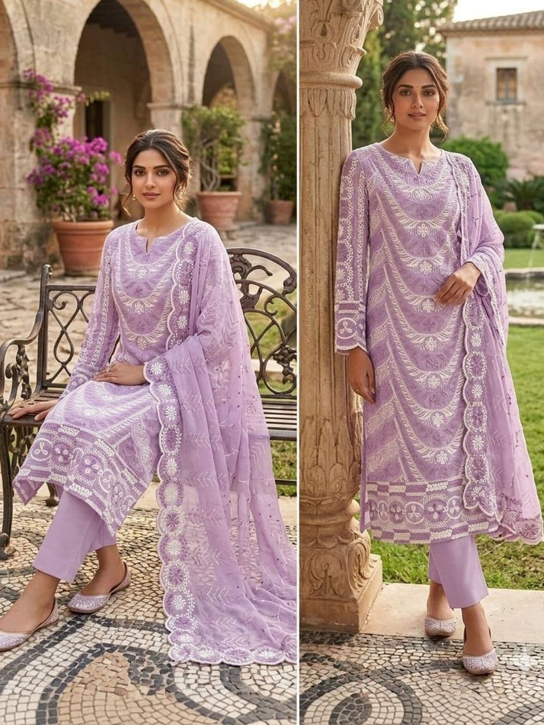 F 13 STUDIO Unstitched Dress Material - view 1