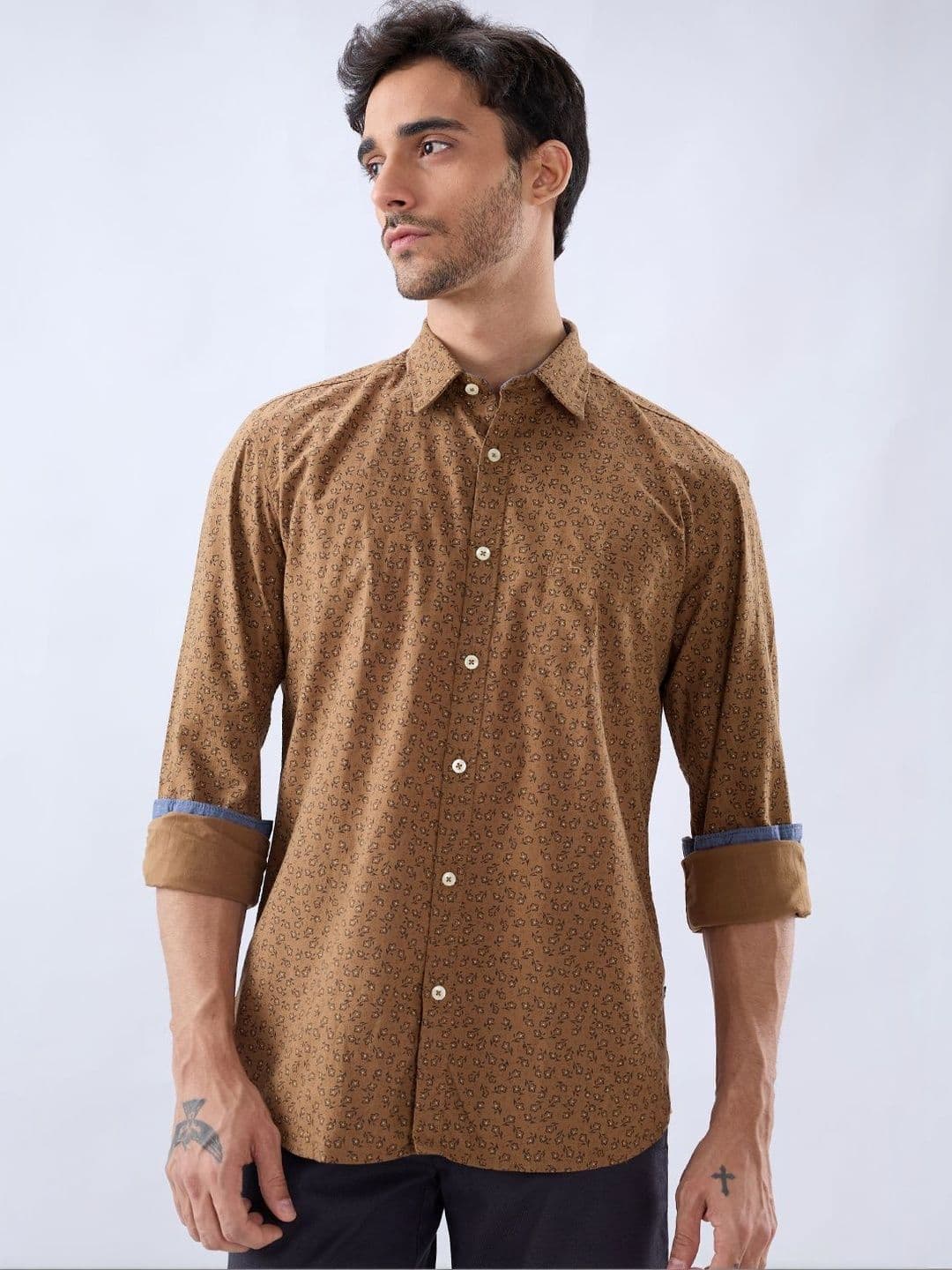 Parx Men Slim Fit Printed Casual Shirt - view 1
