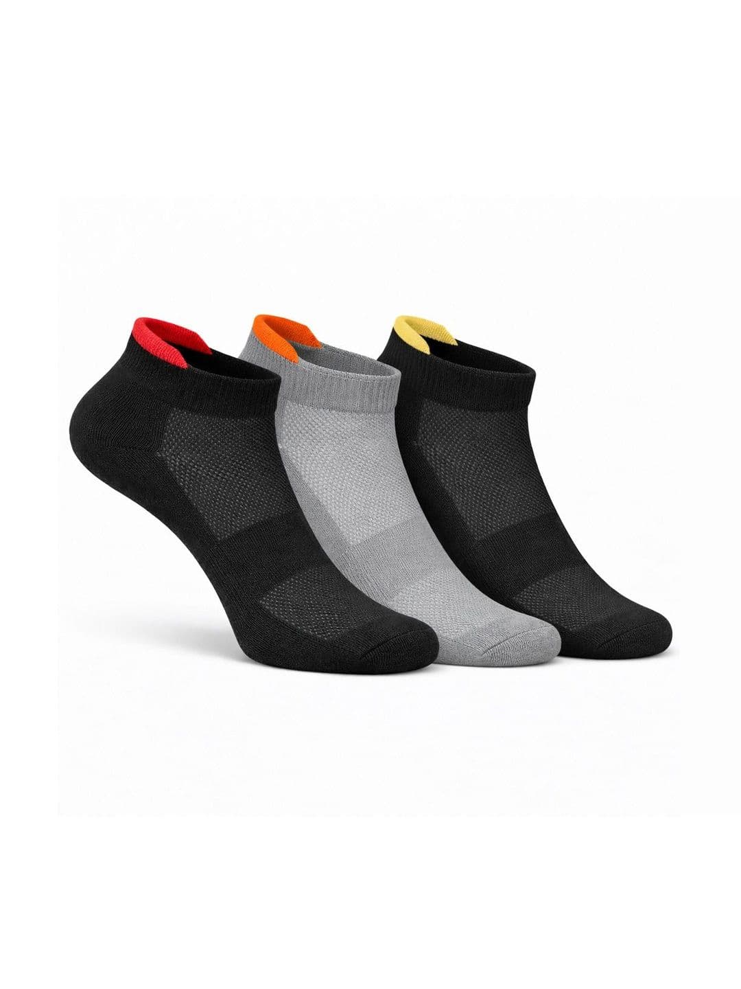 ZULU Unisex Cotton Blend Assorted Patterned Ankle Length Socks - view 1