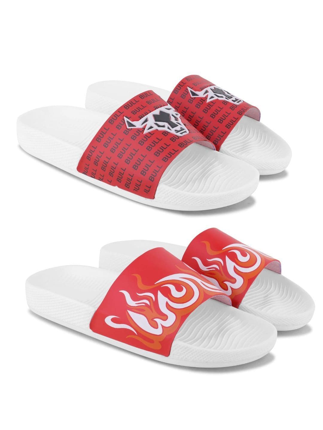 Athree Men Printed Sliders - view 1
