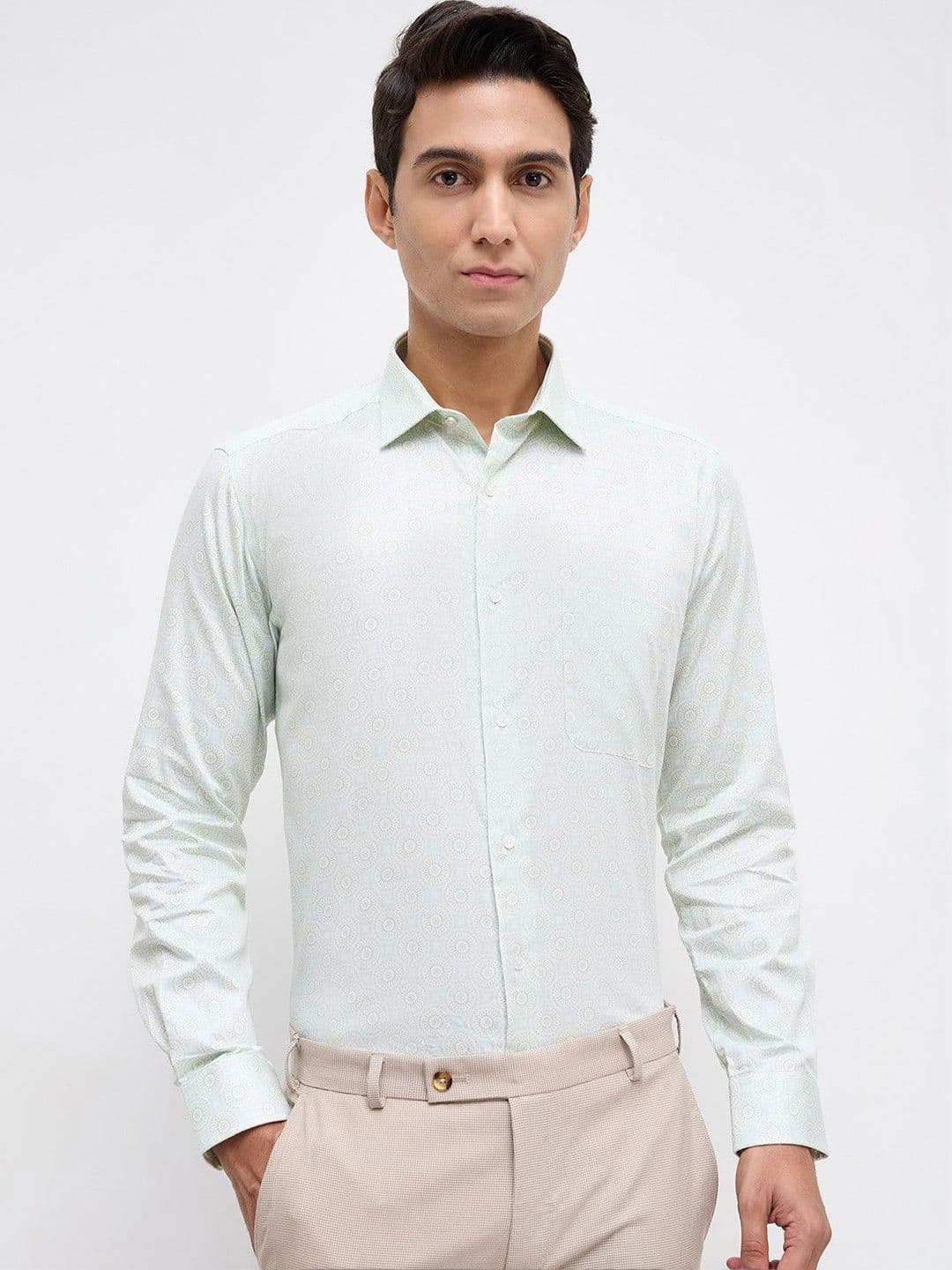Park Avenue Men Slim Fit Printed Formal Shirt - view 1