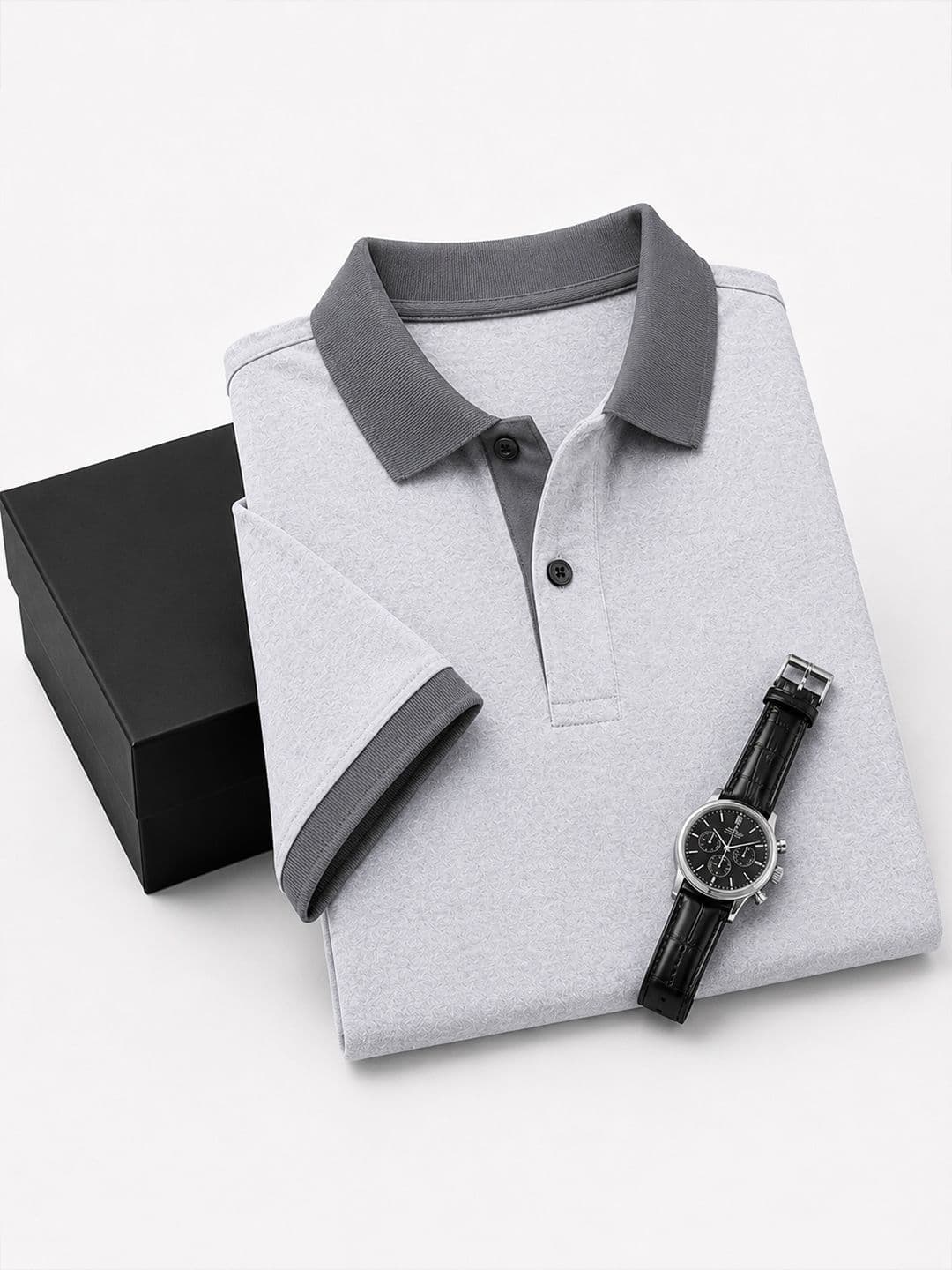 KAVYARA Men Polo Collar T-shirt - view 1