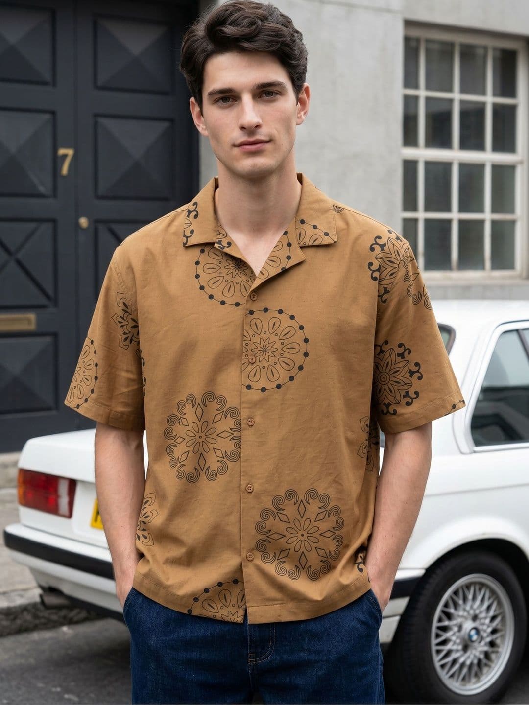 TRULOOM Men Relaxed Printed Casual Shirt - view 1