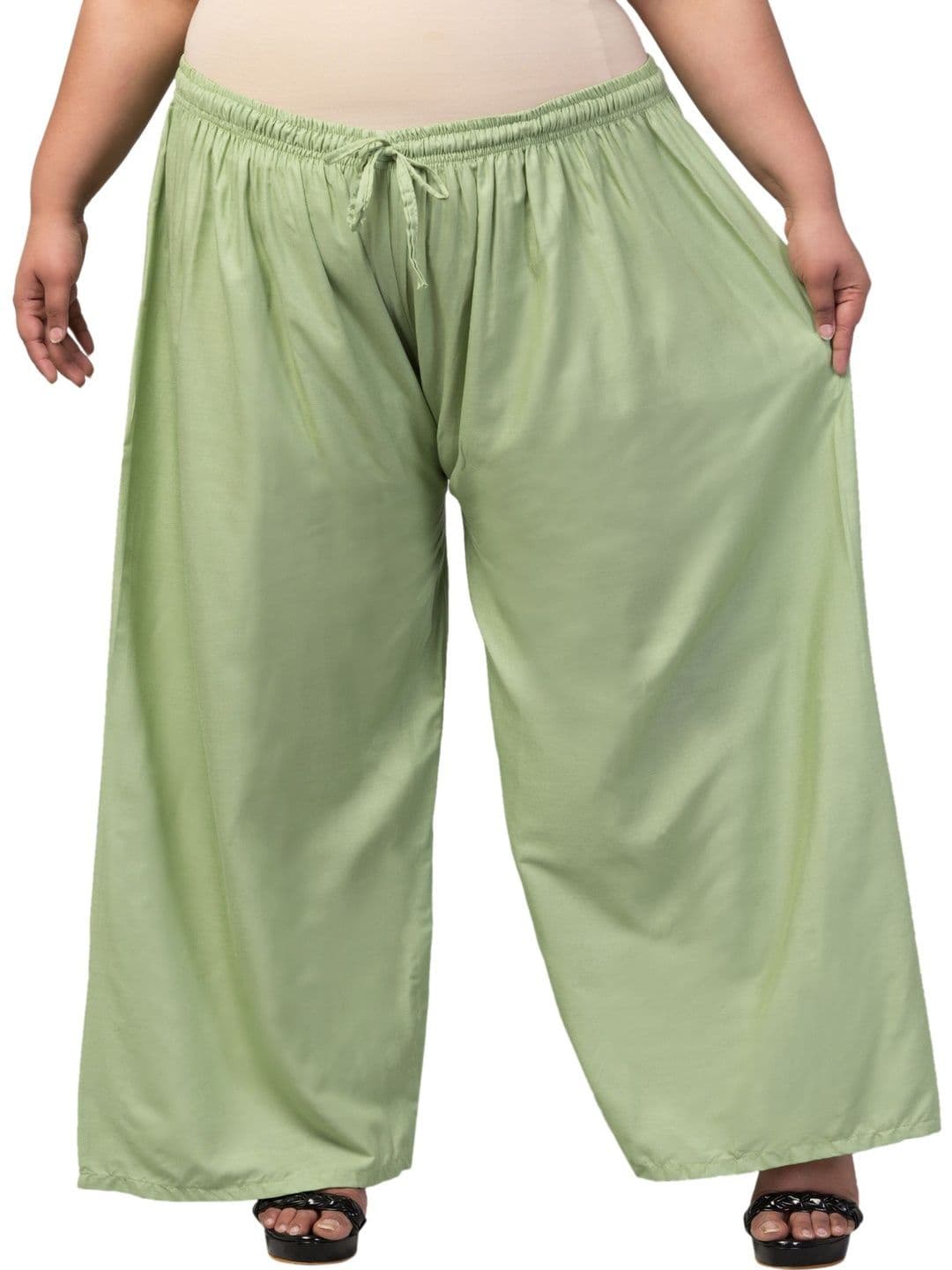 XAIM EDGE Women Wide Leg Knitted Ethnic Palazzos - view 1