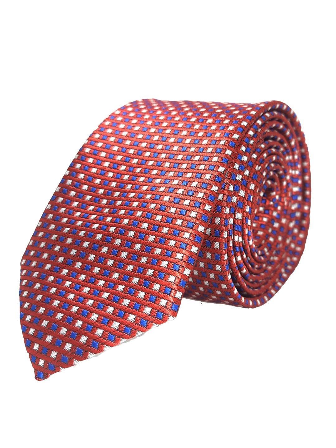 EXOTIQUE Men Woven Design Broad Tie - view 1