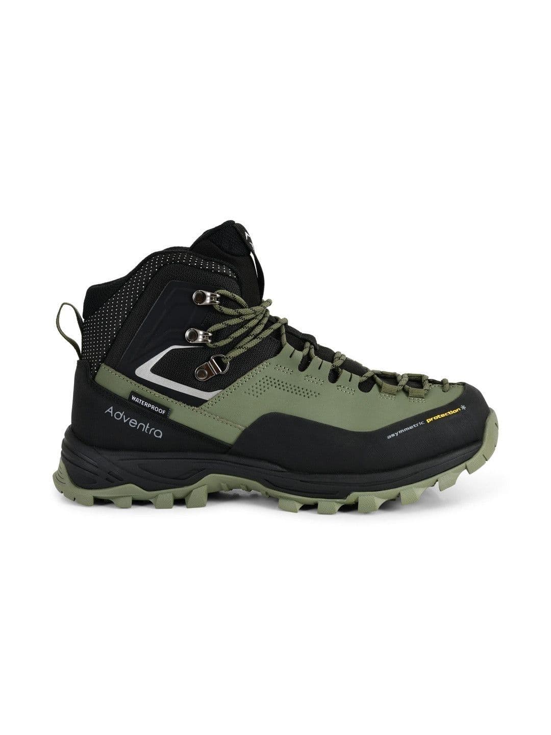 Adventra Sports Men Green Waterproof Mid Top Hiking Shoes with SlipResistant Sole WH1106 - view 1