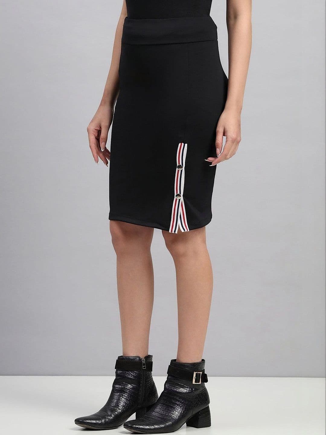FITLEASURE Women Synq Pencil Skirt With Front Snap Slit - view 1